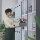 Cutie portabila cu organizator Leitz, material textil rezistent termic, cu maner, gri
